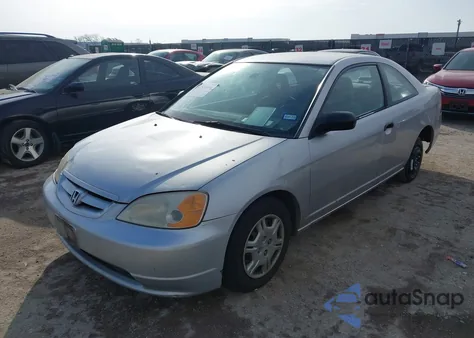 2001 Honda Civic Lx from USA, damaged, VIN 1HGEM22561L001038